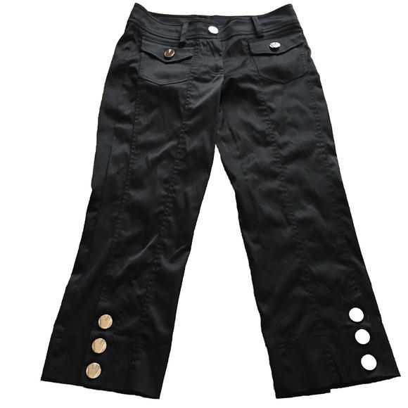 Designer Cache - Size 4 Pants Black - Picture 1 of 12